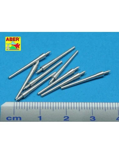 Set of 9 pcs 203 mm barrels for San Francisco type, 1/350 - Aber Mo...