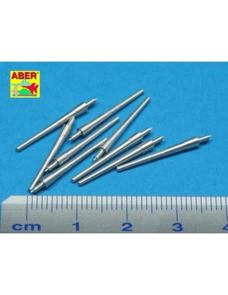 Set of 9 pcs 203 mm barrels for San Francisco type, 1/350 - Aber Mo...