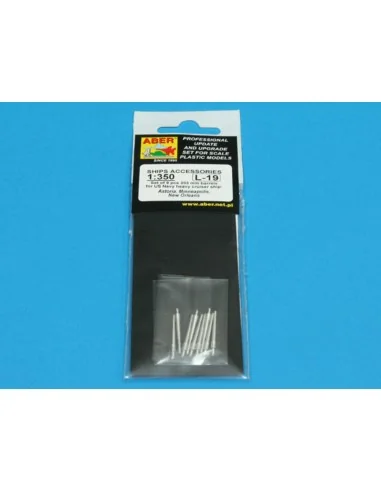 Set of 9 pcs 203 mm barrels for New Orleans type, 1/350 - Aber Mode...