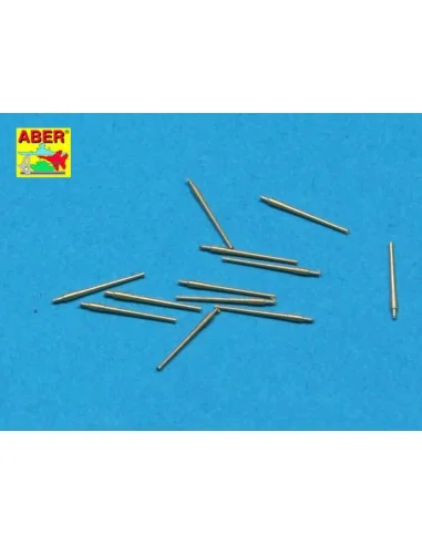Set of 12 pcs 76, 2 mm barrels for USN, 1/350 - Aber Models RE-350 L20
