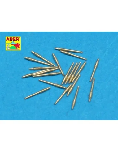 20 pcs 40 mm Bofors Mk.1 barrels, 1/350 - Aber Models RE-350 L21