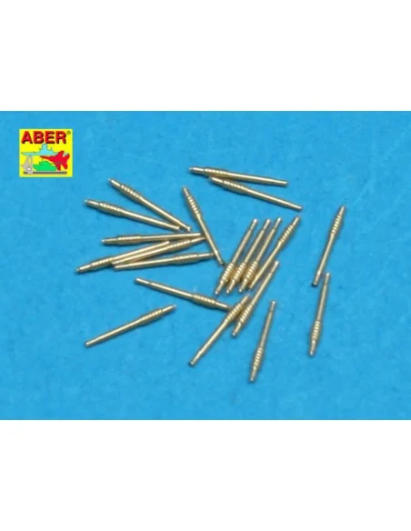20 pcs 40 mm Bofors Mk.1 barrels, 1/350 - Aber Models RE-350 L21