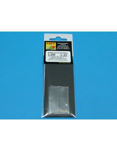 20 pcs QF 2-pdr 40 mm Mk.VIII “Pom Pom”, 1/350 - Aber Models RE-350...