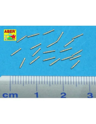 20 pcs QF 2-pdr 40 mm Mk.VIII “Pom Pom”, 1/350 - Aber Models RE-350...