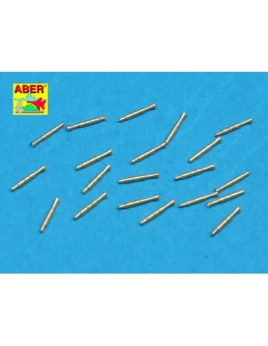 20 pcs QF 2-pdr 40 mm Mk.VIII “Pom Pom”, 1/350 - Aber Models RE-350...