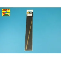 Brass round rods ? 1,2mm length 250mm x 3 pcs. - Aber Models BR 12