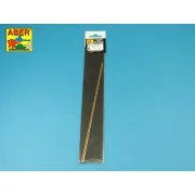 Brass round rods ? 1,2mm length 250mm x 3 pcs. - Aber Models BR 12