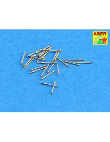 Set of 20 pcs 13 mm type 93 A/A barrels, 1/350 - Aber Models RE-350...