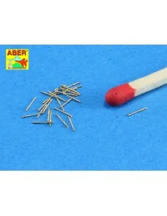 Set of 20 pcs 13 mm type 93 A/A barrels, 1/350 - Aber Models RE-350... 2