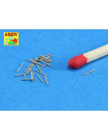 Set of 20 pcs 13 mm type 93 A/A barrels, 1/350 - Aber Models RE-350...
