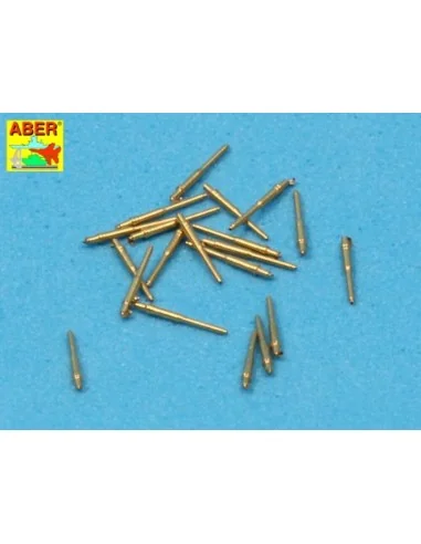 Set of 20 pcs 28 mm (1, 1in)barrels for US Navy, 1/350 - Aber Model...