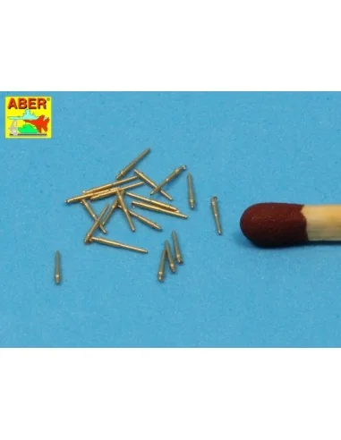 Set of 20 pcs 28 mm (1, 1in)barrels for US Navy, 1/350 - Aber Model...