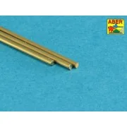 Brass round rods ? 1,2mm length 250mm x 3 pcs. - Aber Models BR 12