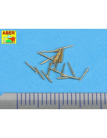 Set of 20 pcs 28 mm (1, 1in)barrels for US Navy, 1/350 - Aber Model...