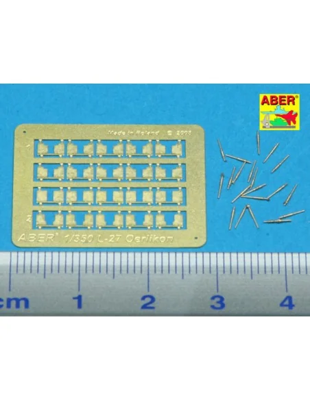 20 pcs 20 mm L/70 Oerlikon Mk.10 barrels, 1/350 - Aber Models RE-35...