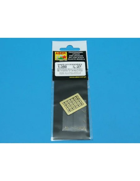 20 pcs 20 mm L/70 Oerlikon Mk.10 barrels, 1/350 - Aber Models RE-35...