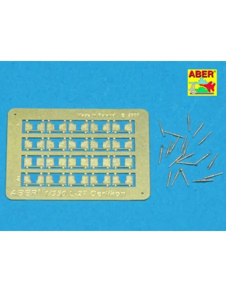 [NO_DESC] 20 pcs 20 mm L/70 Oerlikon Mk.10 barrels, 1/350 - Aber Mo...
