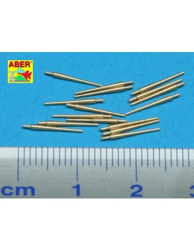 16 pcs 102 mm Q.F. Mk.XVI barrels, 1/350 - Aber Models RE-350 L28
