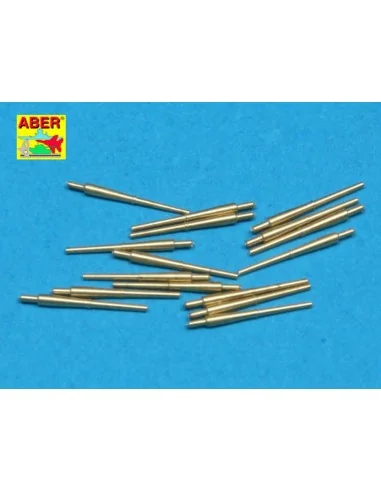 [NO_DESC] 16 pcs 102 mm Q.F. Mk.XVI barrels, 1/350 - Aber Models RE...