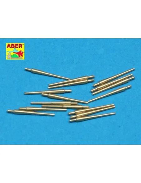 [NO_DESC] 16 pcs 102 mm Q.F. Mk.XVI barrels, 1/350 - Aber Models RE...