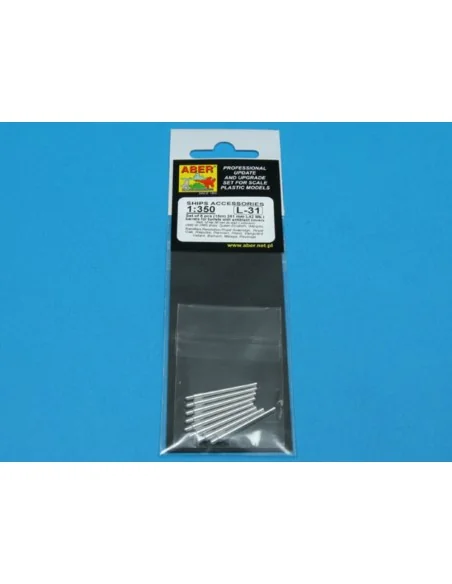 8 pcs 381mm -short barrels for Hood, Repulse, 1/350 - Aber Models R...