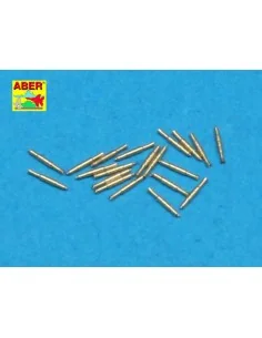 [NO_DESC] 20 pcs 12, 7mm Vickers Mk.III MG barrels, 1/350 - Aber Mo...
