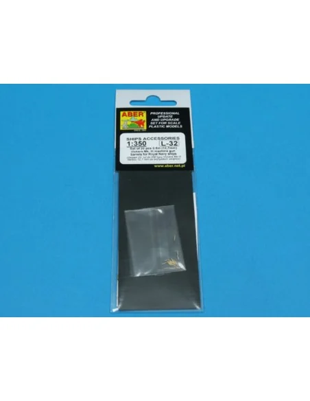 20 pcs 12, 7mm Vickers Mk.III MG barrels, 1/350 - Aber Models RE-35...
