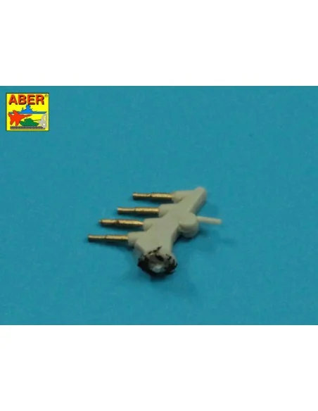 20 pcs 12, 7mm Vickers Mk.III MG barrels, 1/350 - Aber Models RE-35...
