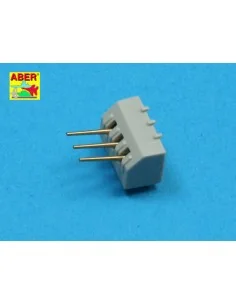 Set of 16 pcs 102 mm type BL Mk.IX barrels for Royal Navy, 1/350 - ...