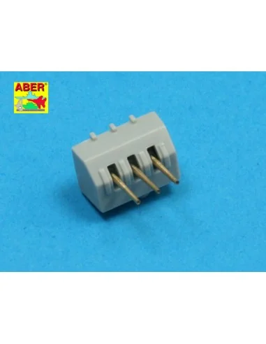 Set of 16 pcs 102 mm type BL Mk.IX barrels for Royal Navy, 1/350 - ...