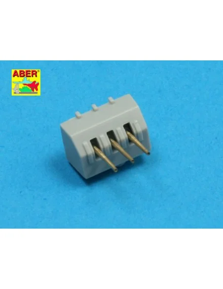 Set of 16 pcs 102 mm type BL Mk.IX barrels for Royal Navy, 1/350 - ...