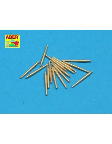 Set of 16 pcs 102 mm type BL Mk.IX barrels for Royal Navy, 1/350 - ...