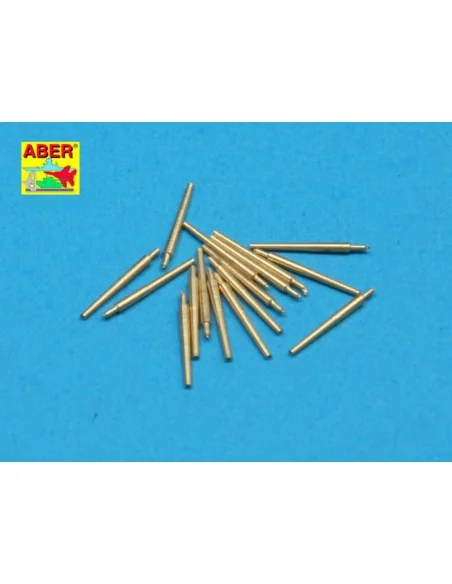 Set of 16 pcs 102 mm type BL Mk.IX barrels for Royal Navy, 1/350 - ...