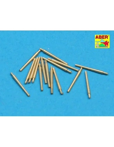 Set of 16 pcs 102mm QF Mk.V barrels for Roval, 1/350 - Aber Models ...