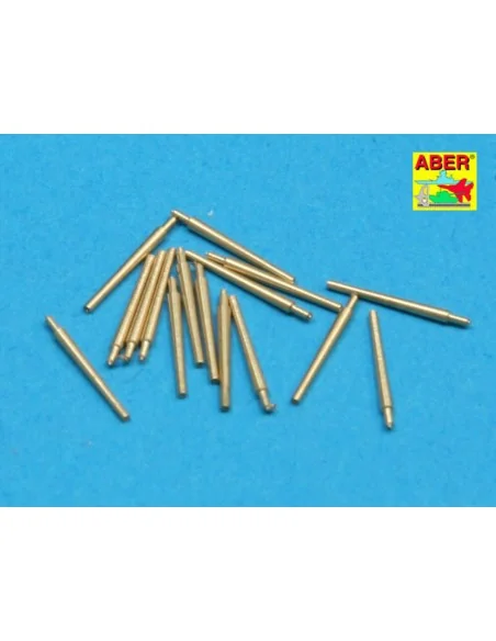 Set of 16 pcs 102mm QF Mk.V barrels for Roval, 1/350 - Aber Models ...