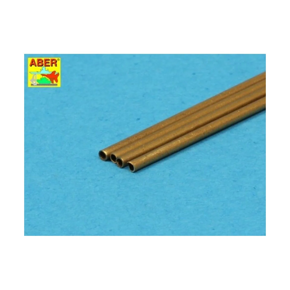 Brass Tubes 1, 0x0, 2mm lenght 250mm x 4 pcs. - Aber Models BT 10X02 Brass Tubes 1, 0x0, 2mm lenght 250mm x 4 pcs. - Aber Models BT 10X02
