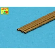 Brass Tubes 1,0x0,2mm lenght 250mm x 4 pcs. - Aber Models BT 10X02