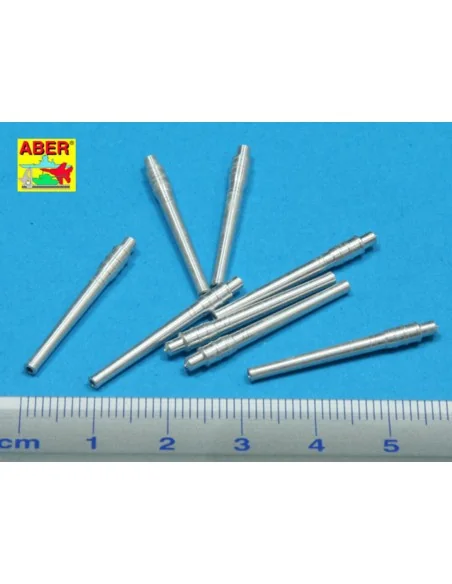 Set of 8 pcs 356 mm barrels for Kongo, 1/350 - Aber Models RE-350 L35