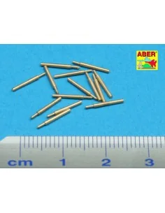 Set of 14 pcs 152 mm barrels for Kongo, 1/350 - Aber Models RE-350 L36