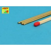 Brass Tubes 1, 3x0, 2mm lenght 250mm x 4 pcs. - Aber Models BT 13X02