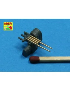 Set of 8 pcs 127 mm barrels with recoil for japan ships, 1/350 - Ab...