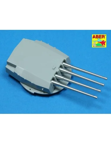 8 pcs 380mm long barrels for Richeulieu, 1/350 - Aber Models RE-350...