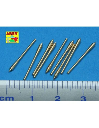 [NO_DESC] 9 pcs 152 mm barrels for Richeulieu, 1/350 - Aber Models ...