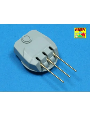 9 pcs 152 mm barrels for Richeulieu, 1/350 - Aber Models RE-350 L40