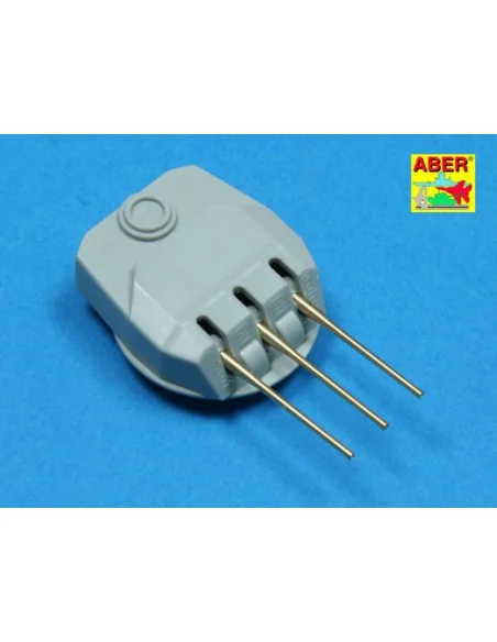 9 pcs 152 mm barrels for Richeulieu, 1/350 - Aber Models RE-350 L40