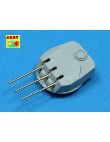 9 pcs 152 mm barrels for Richeulieu, 1/350 - Aber Models RE-350 L40