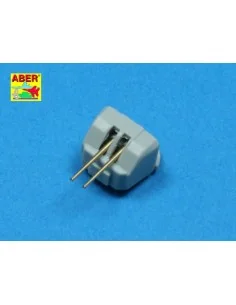 12 pcs 100mm barrels for French ships, 1/350 - Aber Models RE-350 L41
