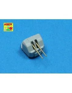 12 pcs 100mm barrels for French ships, 1/350 - Aber Models RE-350 L41 2