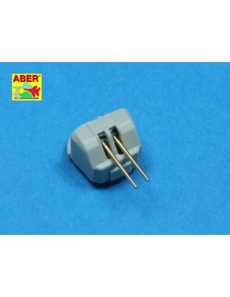 12 pcs 100mm barrels for French ships, 1/350 - Aber Models RE-350 L41
