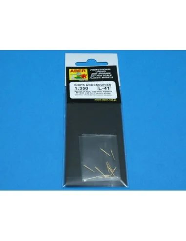 12 pcs 100mm barrels for French ships, 1/350 - Aber Models RE-350 L41